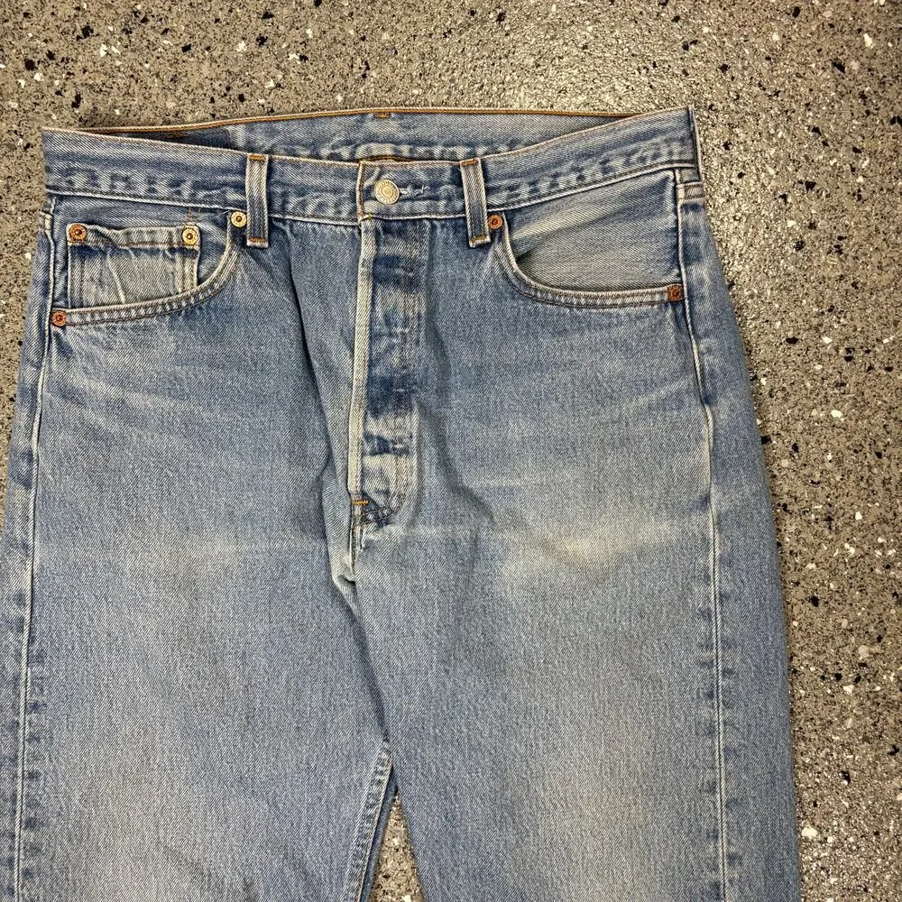 Vintage 1990s Levi's 501xx Made in USA Button Fly Denim Jeans